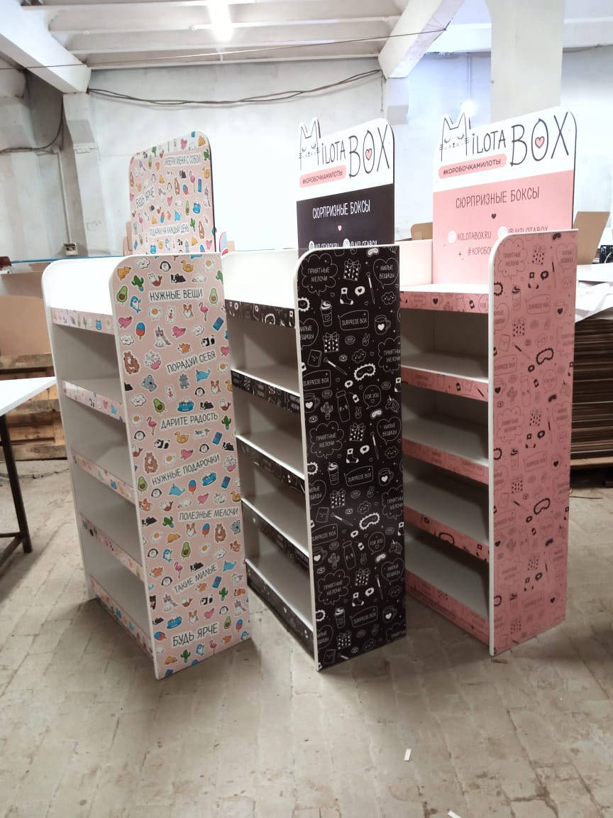 стойки из картона